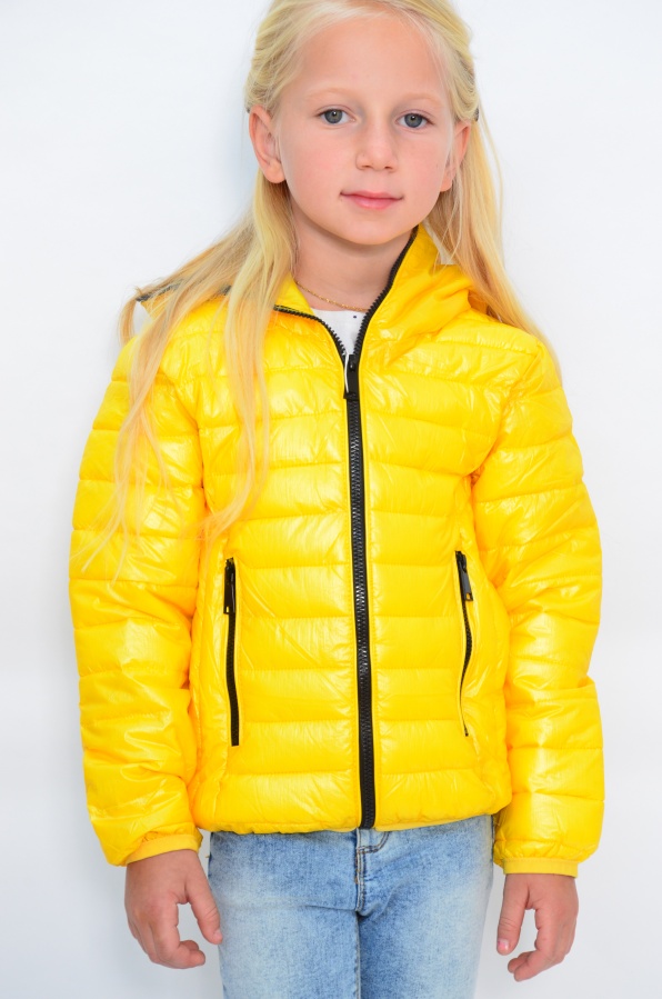 Geaca fetite Y-7 galben