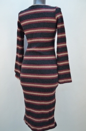 Rochie negru-visiniu