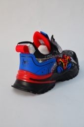 Pantofi sp.c.Spiderman Black