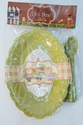 Set farfurii plastic