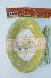 Set farfurii plastic