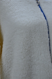 Hanorac f.alb-albastru